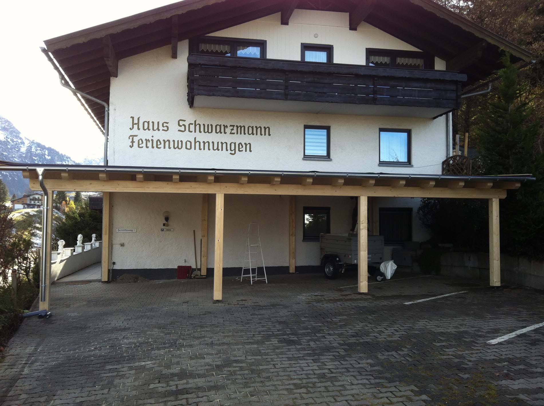 Kern Carport aus Holz in Immenstadt