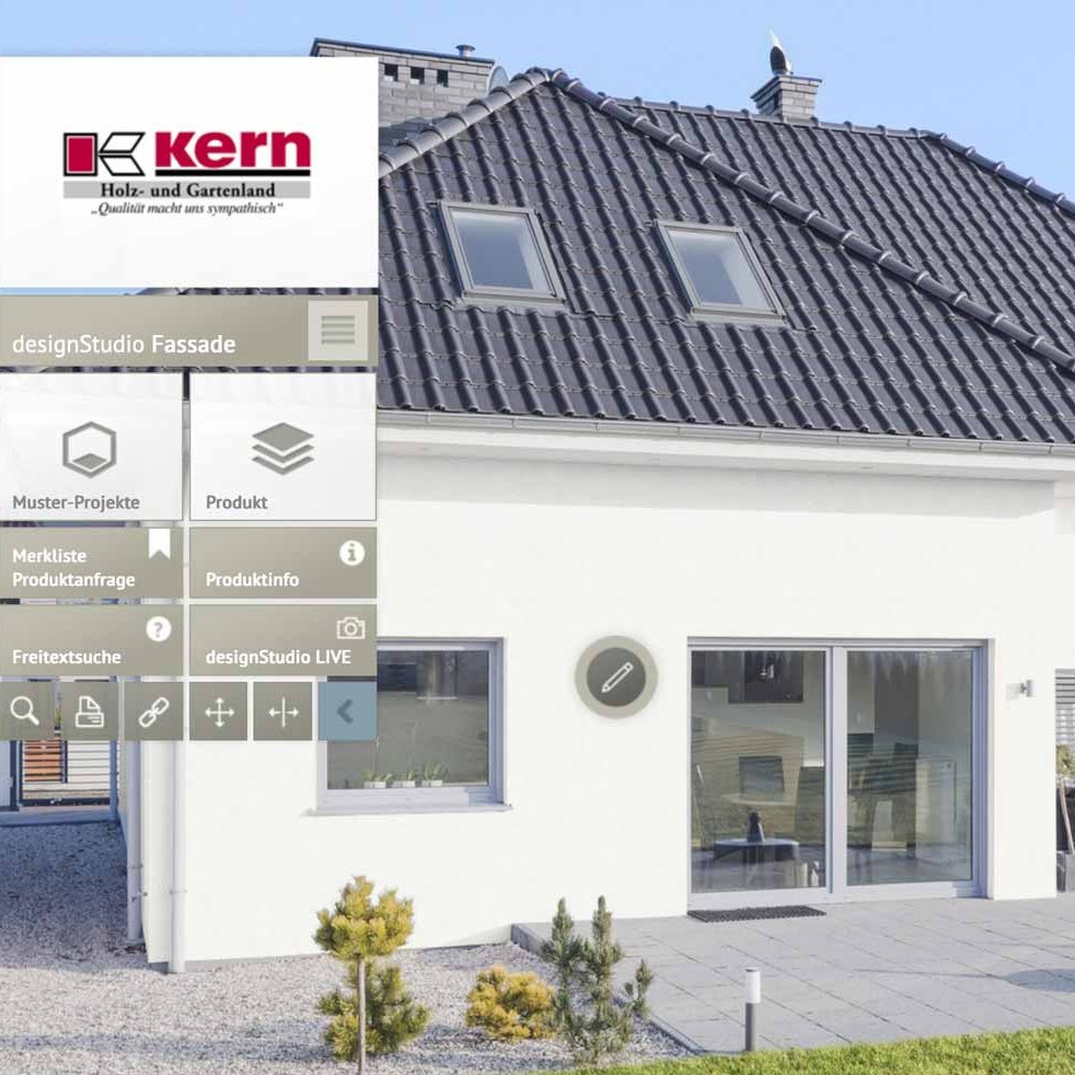 Kern Holz und Gartenland im Allgäu desigStudio Fassade
